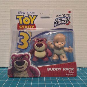 Disney Pixar Toy Story Action Links Mini Figure Buddy Pack Lotso Big Baby